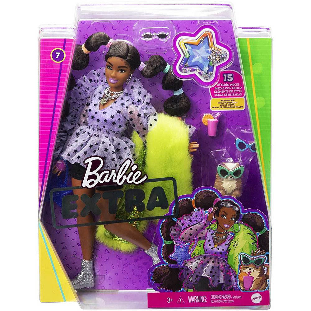 Barbie Extra Doll - #7 Pigtails with Pet Pomeranian
