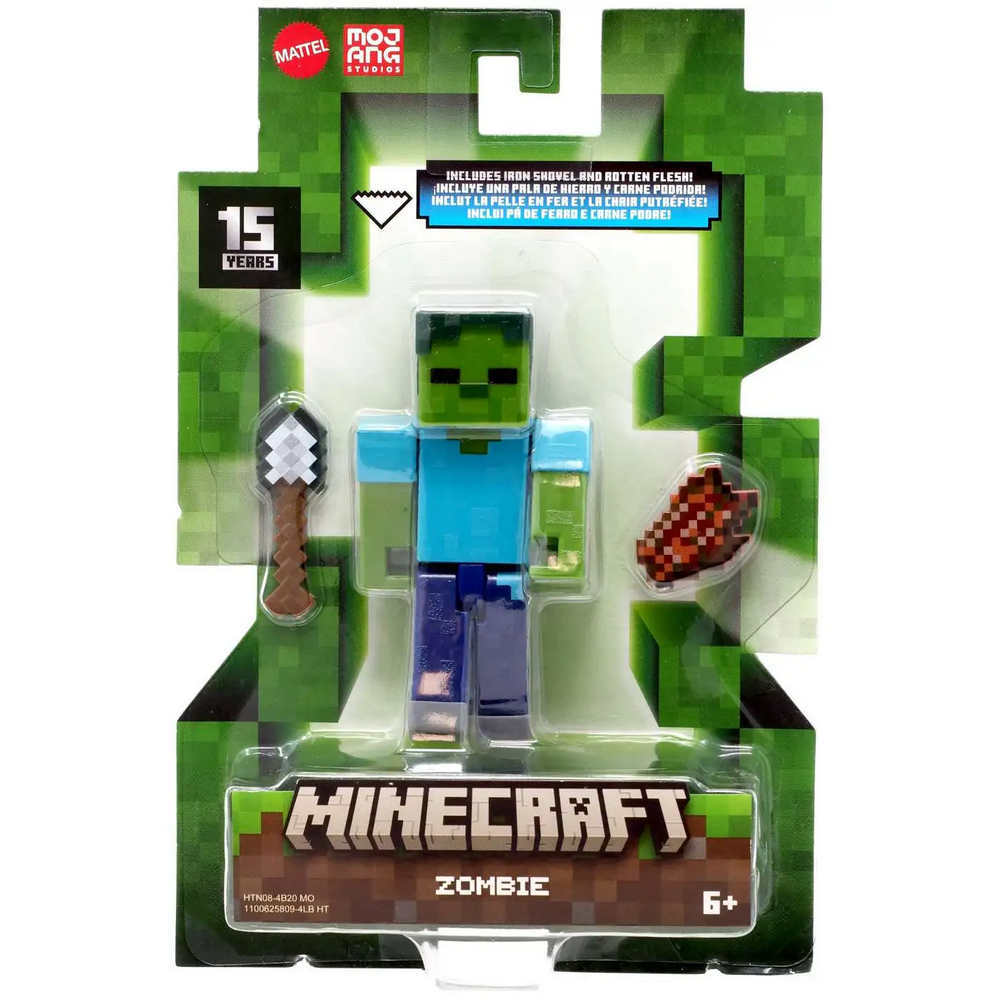 Minecraft 15th Anniversary Figure - Zombie