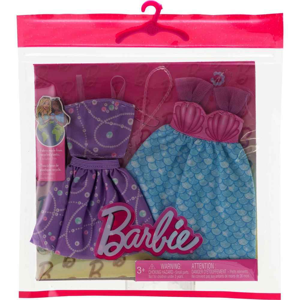 Barbie Fashion 2 Pack - Mermaid Themed Dress