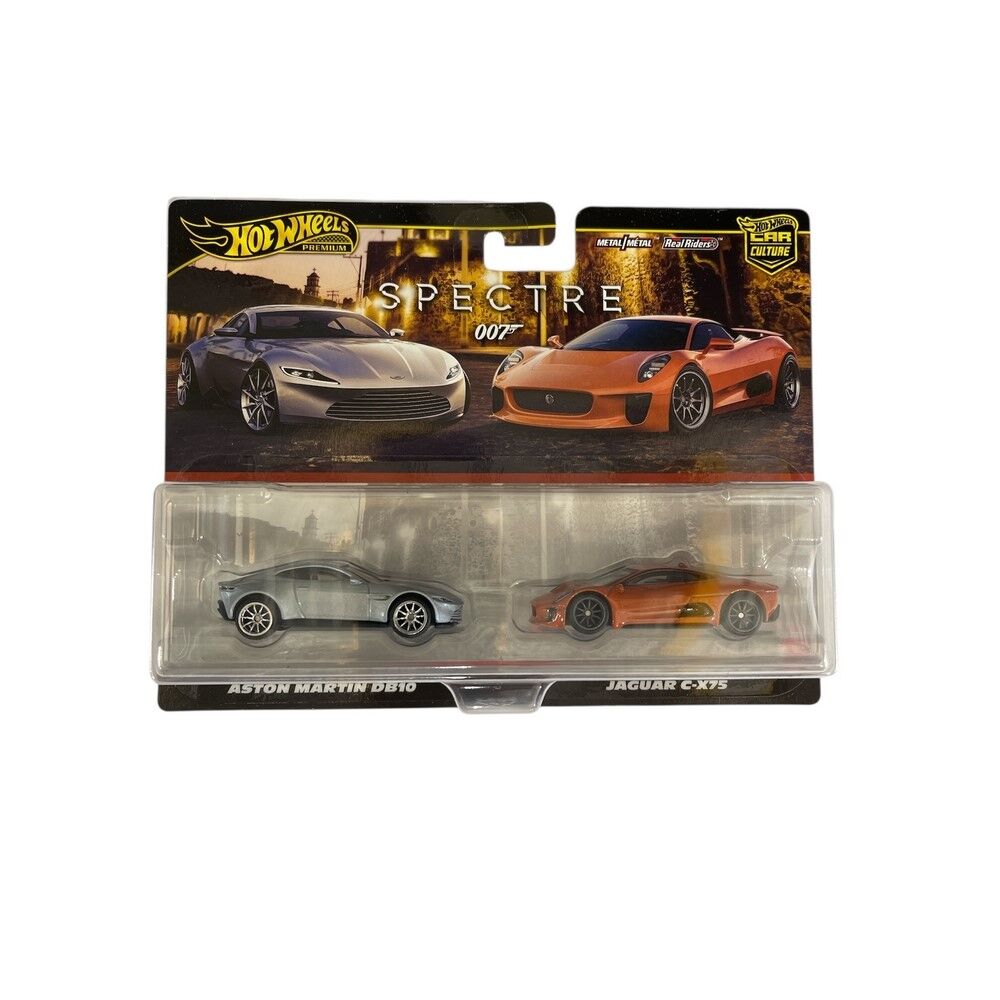 Hot Wheels Premium Car Culture 2 Pack - Aston Martin DB10 & Jaguar C-X75
