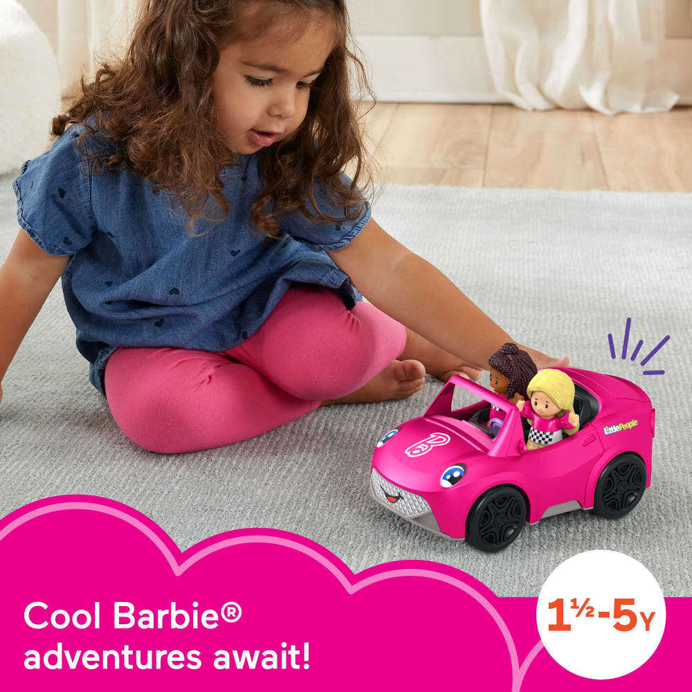 Little People Barbie Convertible Car