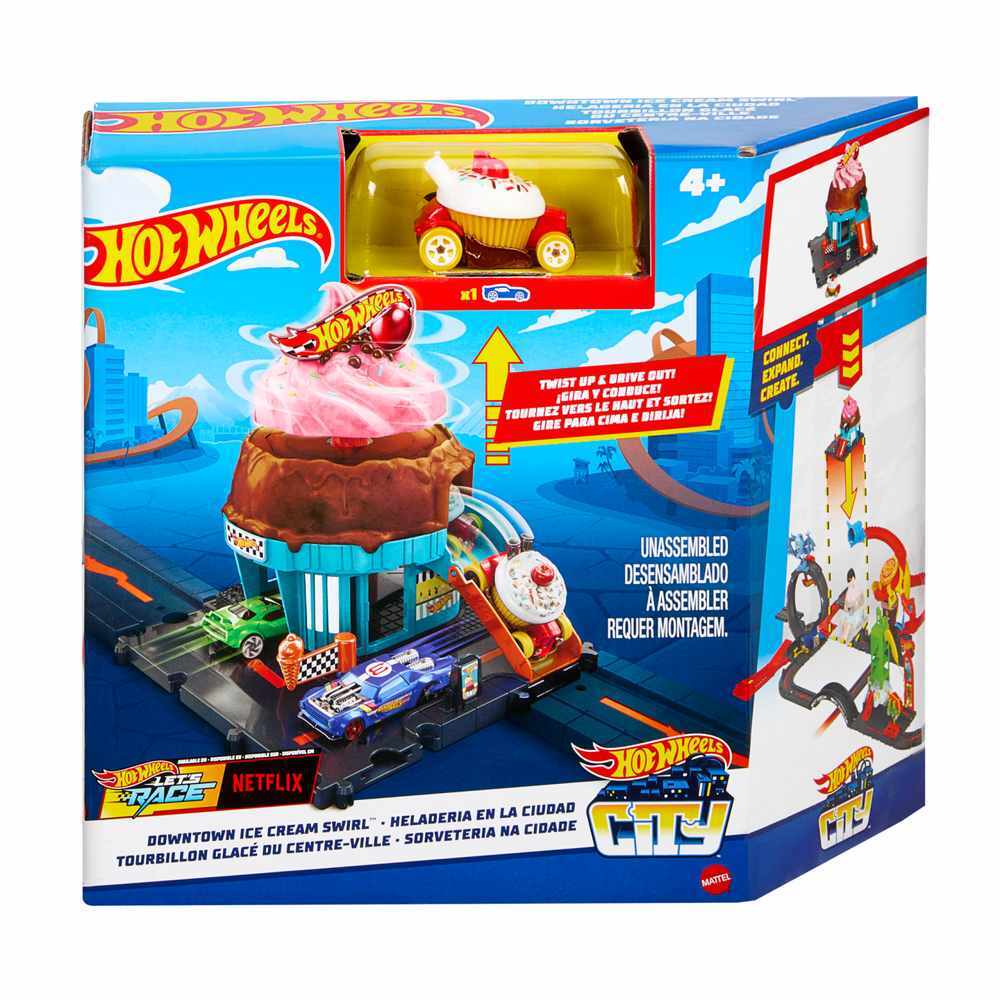 Hot Wheels City - Downtown Ice Cream Swirl