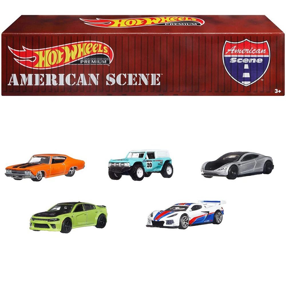 Hot Wheels Premium Car Culture Container - American Scene