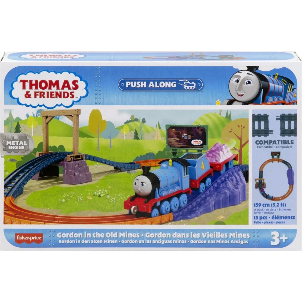 Thomas & Friends Push Along Gordon In The Old Mines Track Set