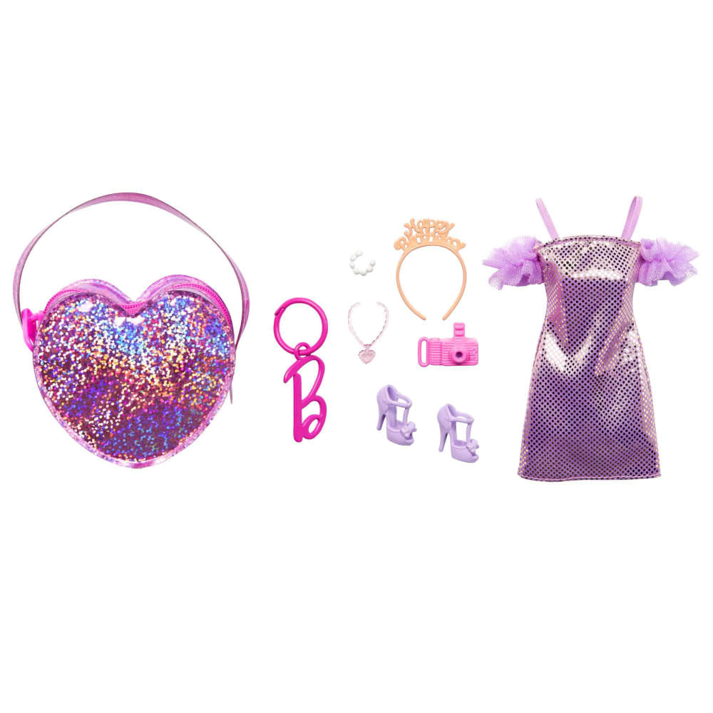 Barbie Fashions - Birthday Outfit & Accessories