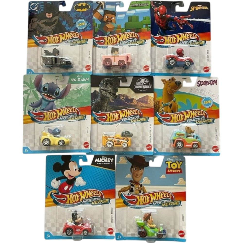 Hot Wheels Racer Verse Collection Singles Set of 8 2026