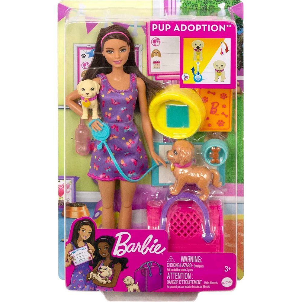 Barbie Doll & Accessories - Pup Adoption