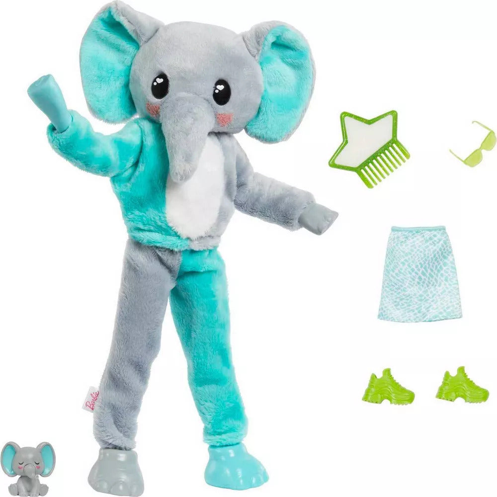 Barbie Cutie Reveal Jungle Series Costume Doll - Elephant