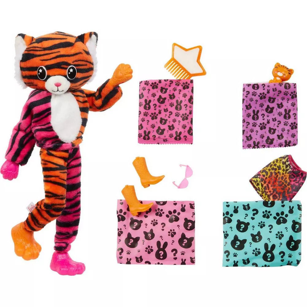 Barbie Cutie Reveal Jungle Series Costume Doll - Tiger