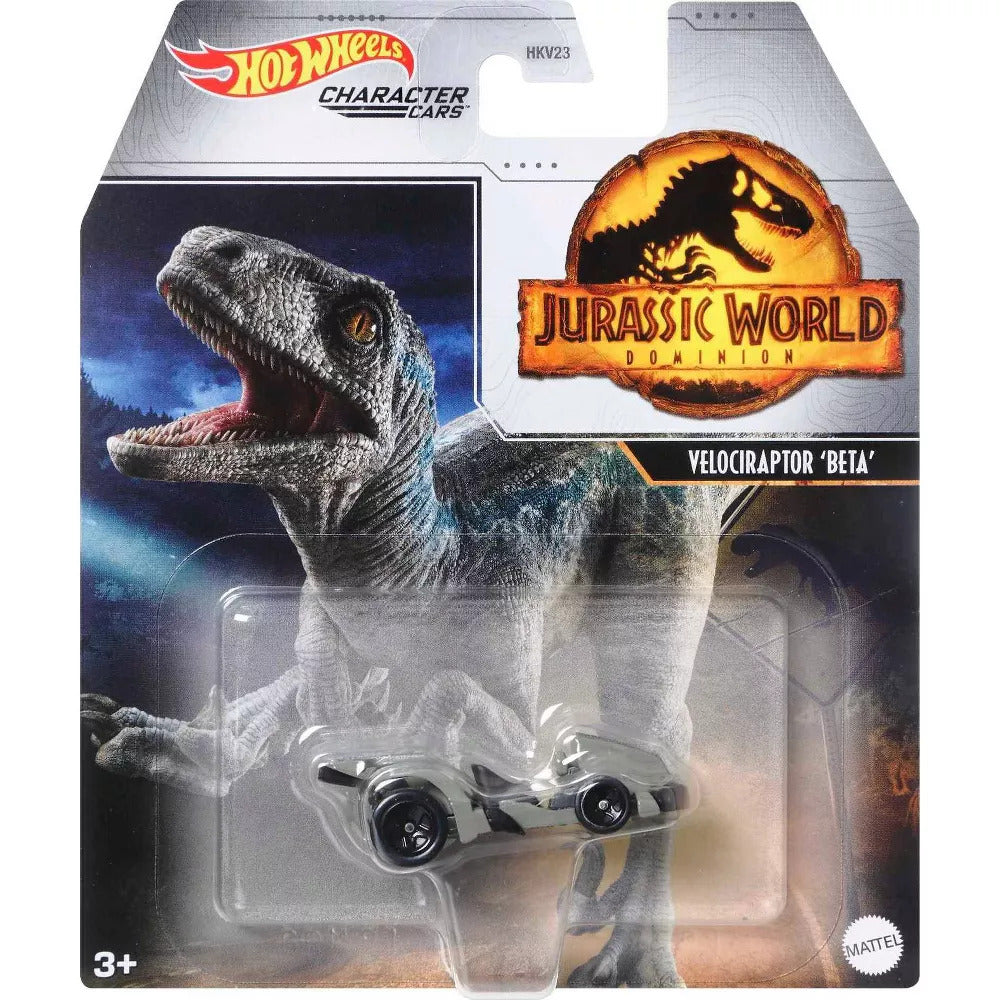 Hot Wheels Character Cars - Jurassic World Velociraptor 'Beta'