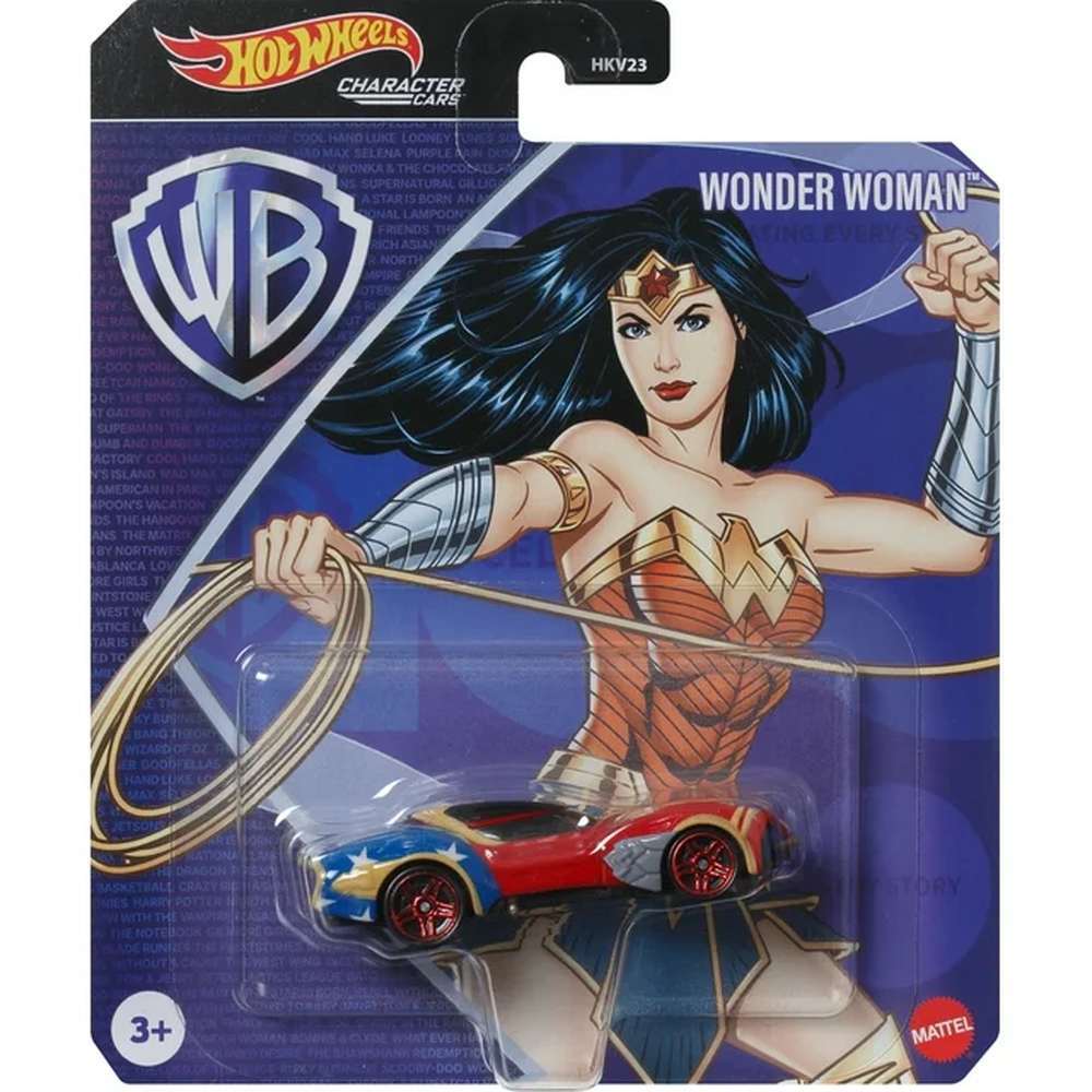 Hot Wheels Character Cars - Wonder Woman