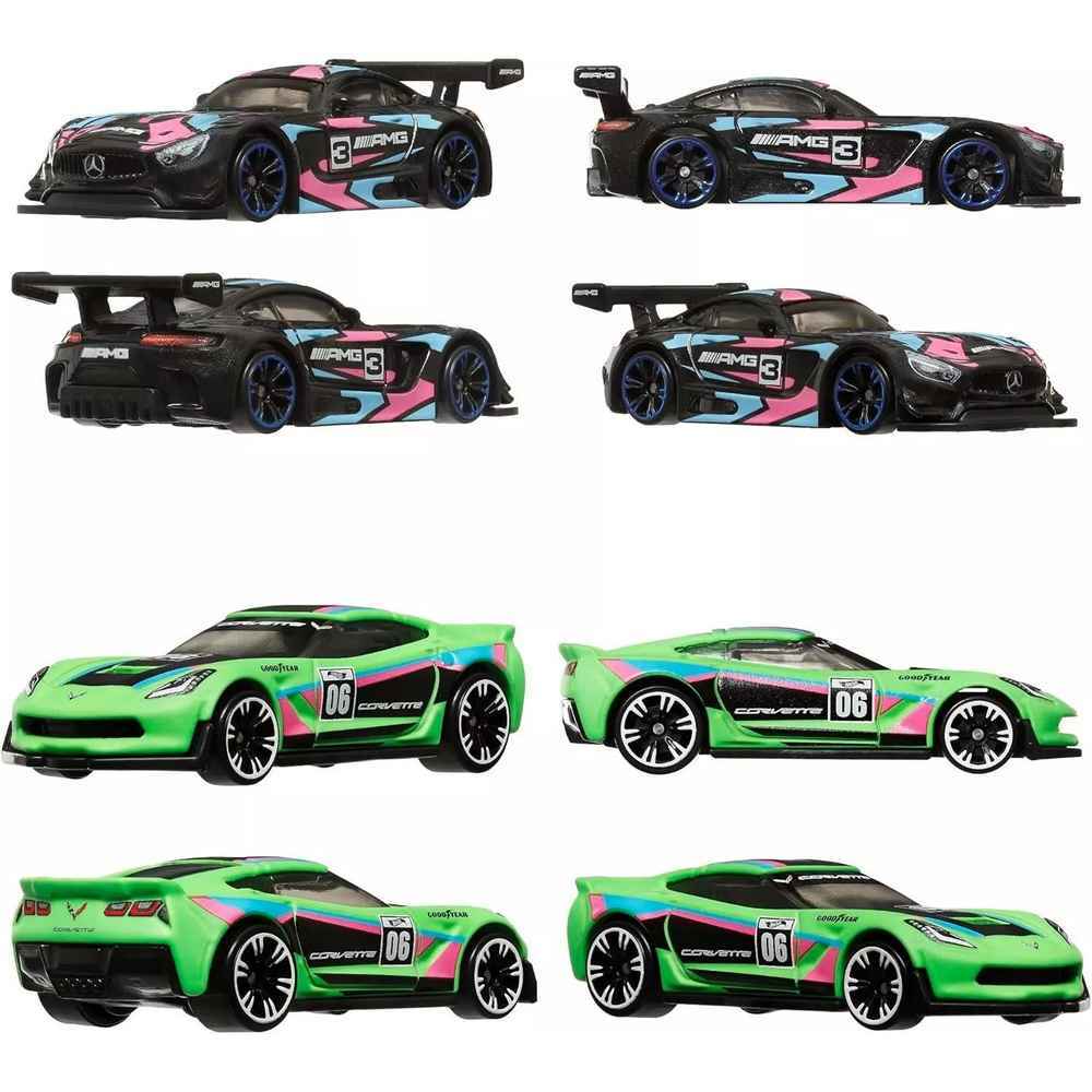 Hot Wheels Neon Speeders Set of 8 Case C