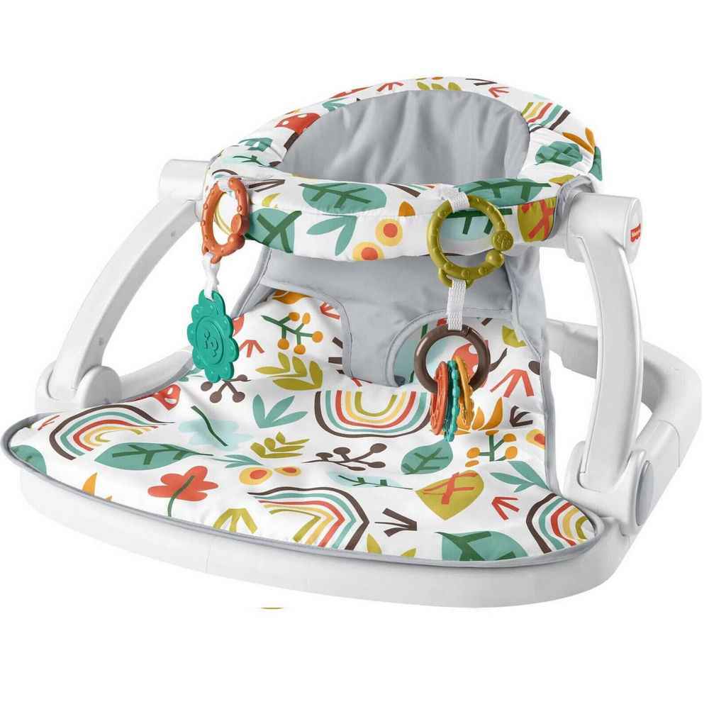 Fisher Price Sit Me Up Floor Seat - Whimsical Forest