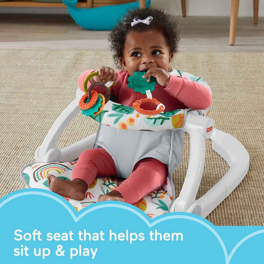 Fisher Price Sit Me Up Floor Seat - Whimsical Forest