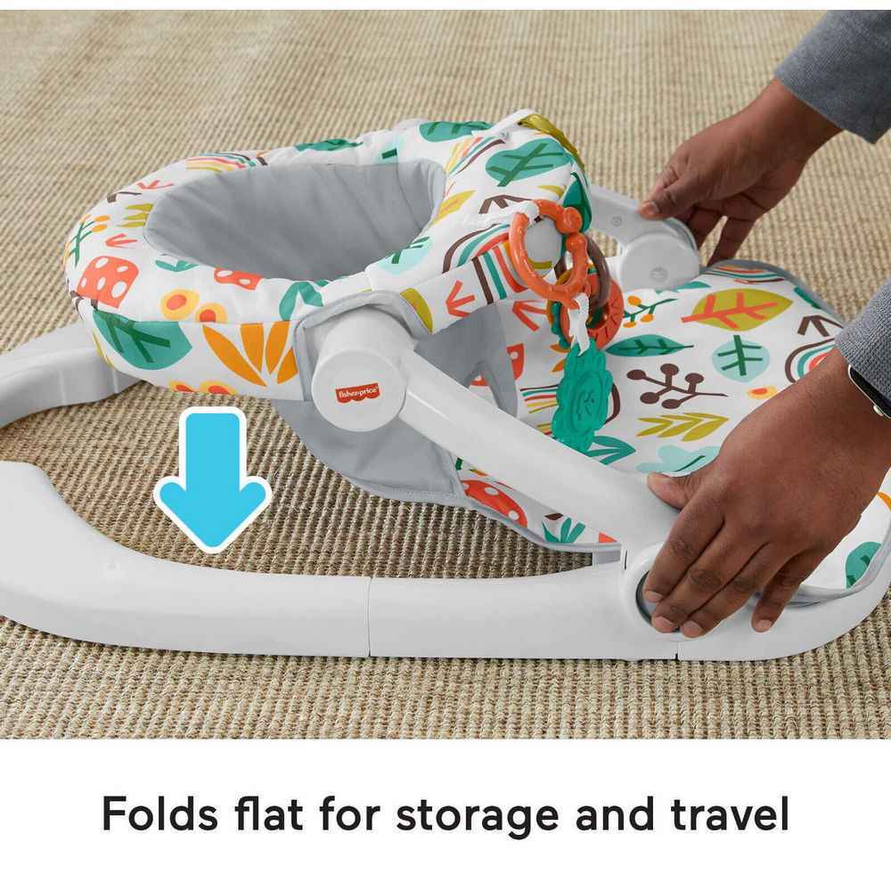 Fisher Price Sit Me Up Floor Seat - Whimsical Forest