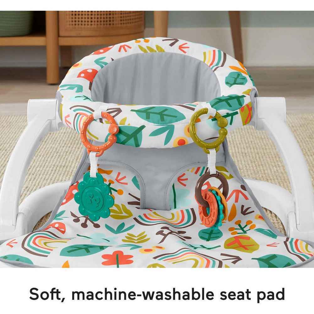 Fisher Price Sit Me Up Floor Seat - Whimsical Forest
