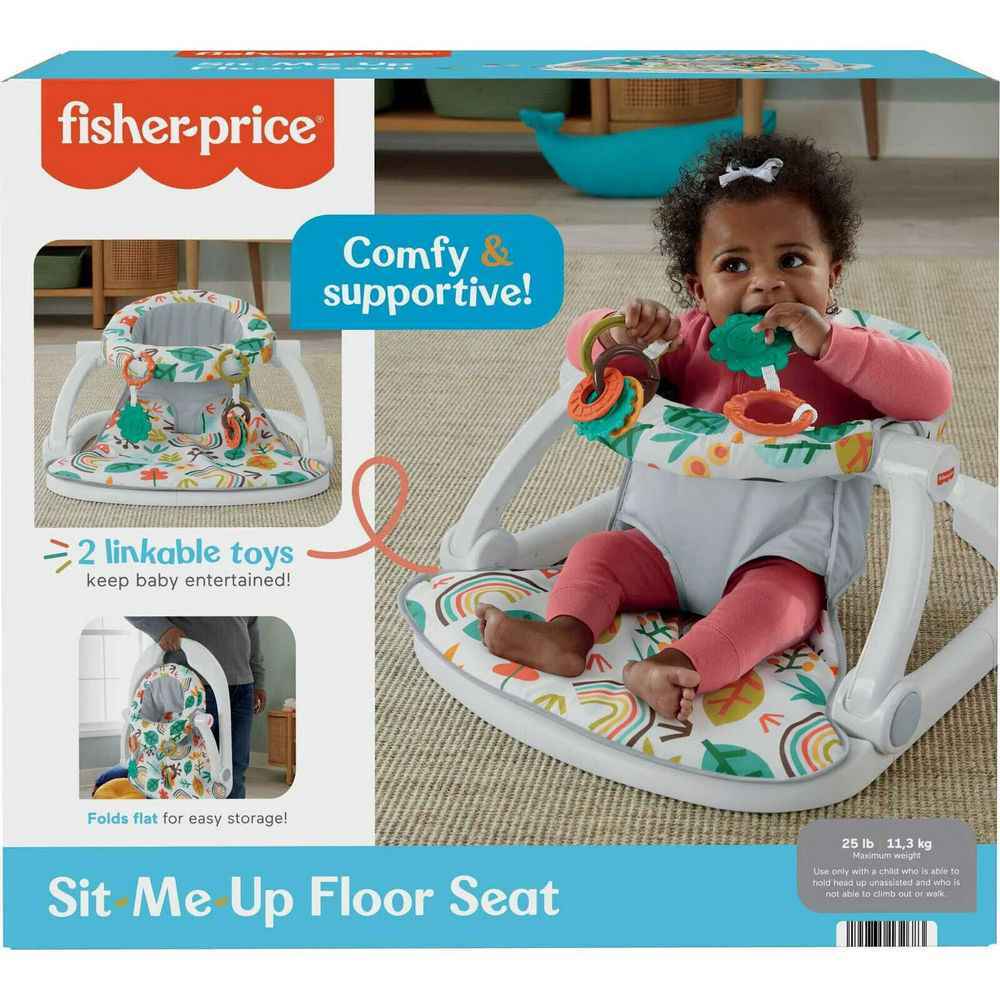 Fisher Price Sit Me Up Floor Seat - Whimsical Forest