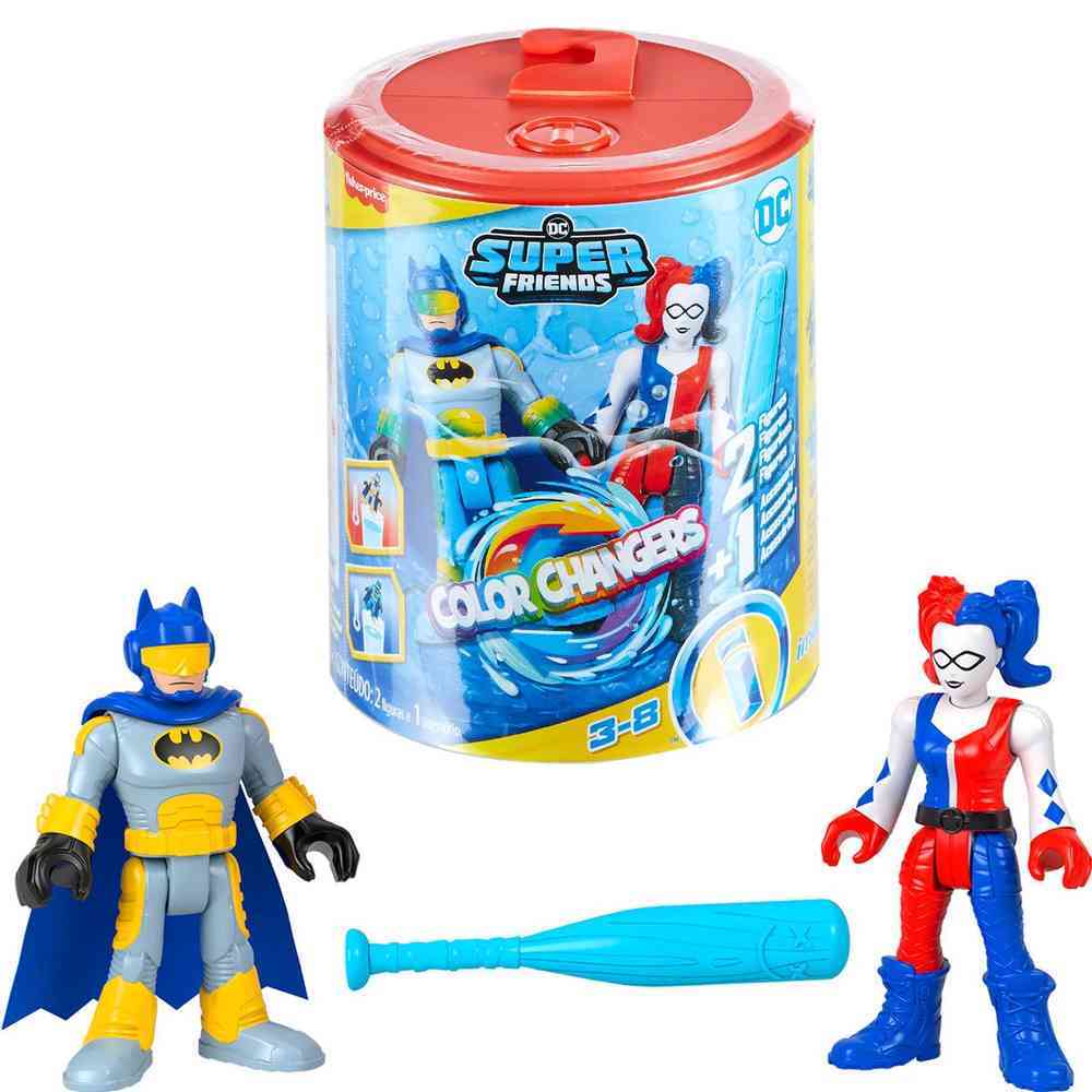 DC Super Friends Color Changers - Batman & Harley Quinn