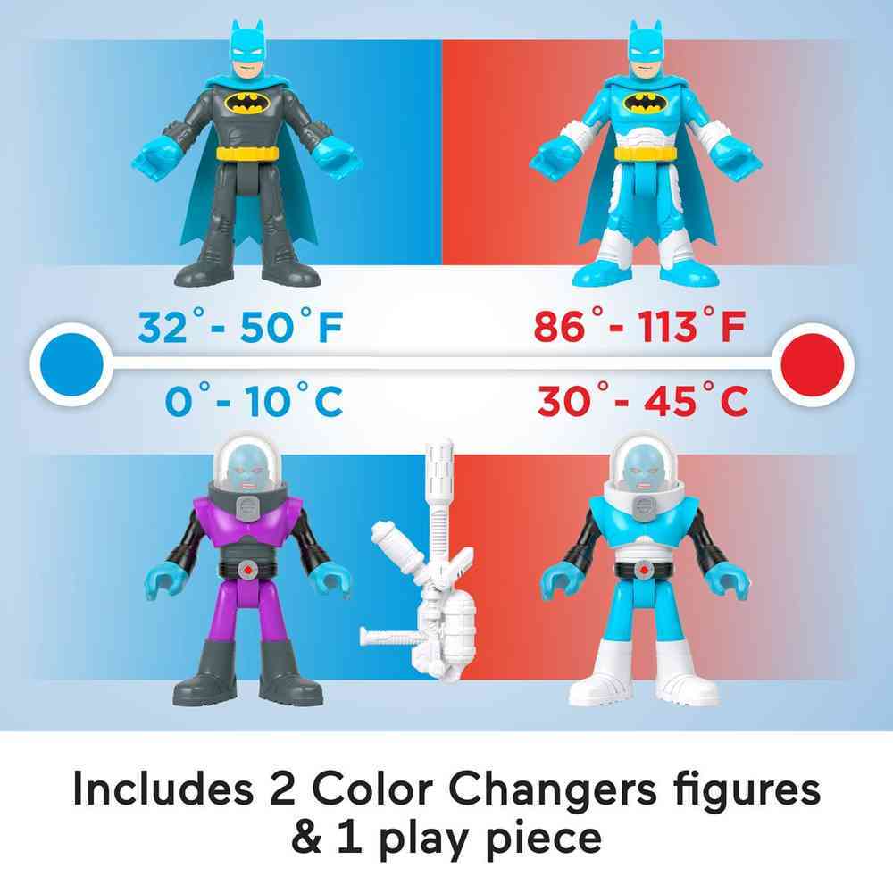 DC Super Friends Color Changers - Batman & Mr Freeze