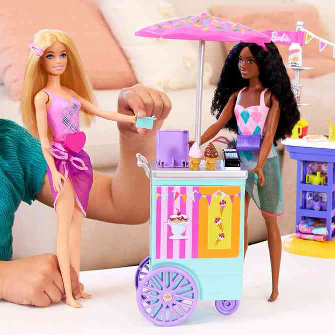 Barbie Beach Boardwalk Playset