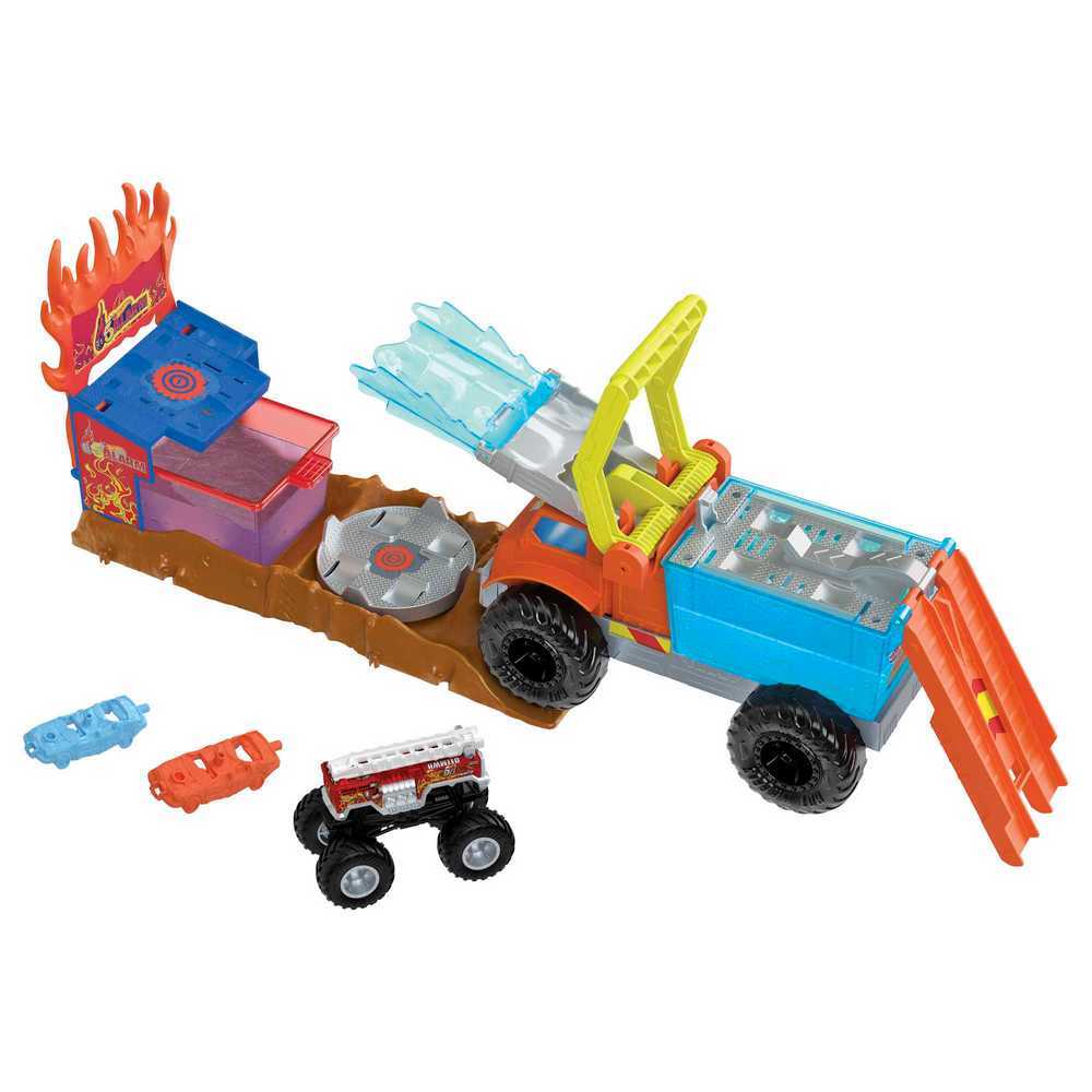 Hot Wheels Monster Trucks Arena Smashers - 5 Alarm Rescue