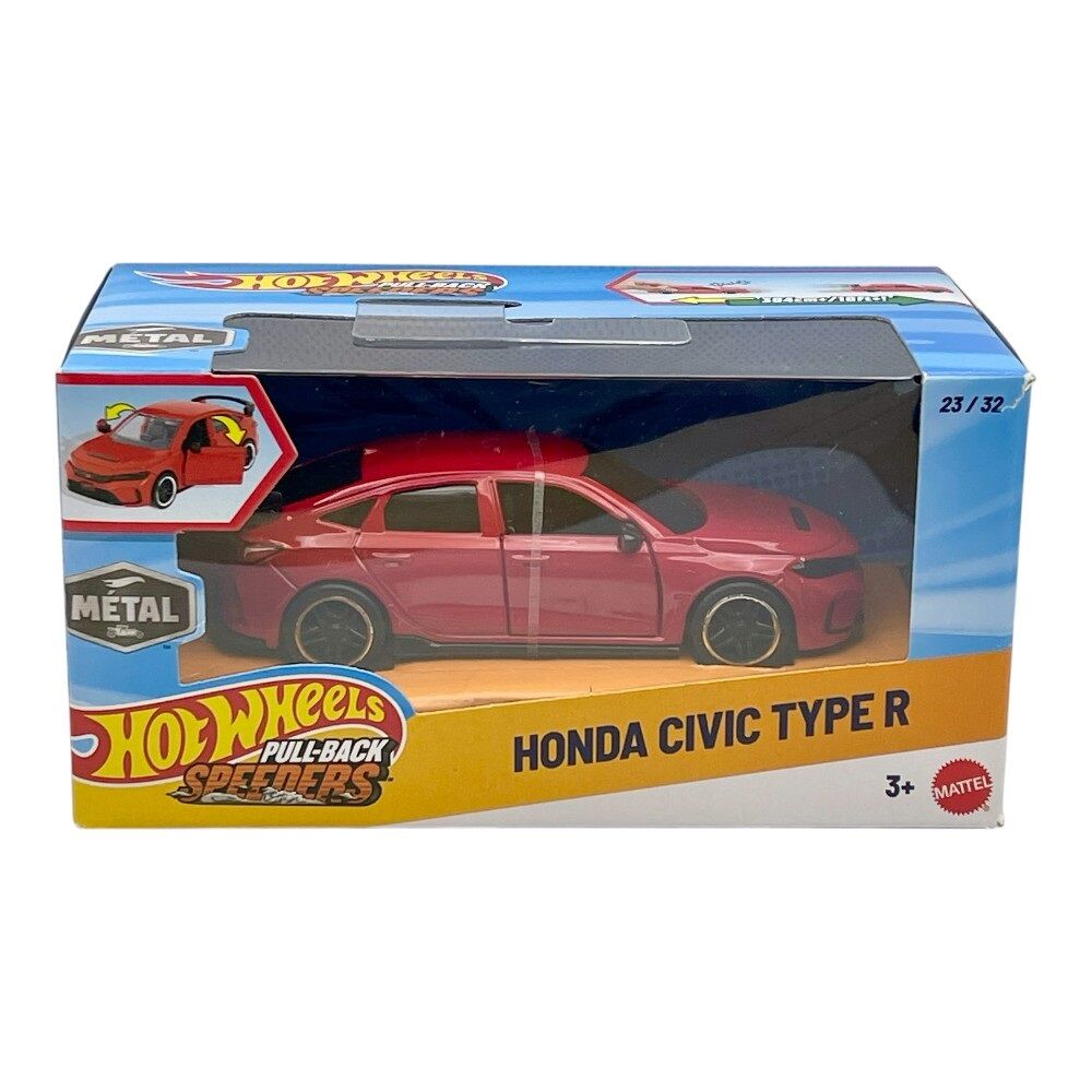 Hot Wheels Pullbacks Speeders - Honda Civic Type R