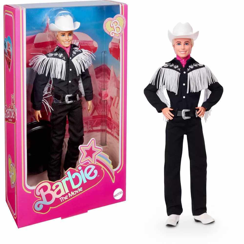 Barbie the Movie Collectible Doll - Ken Wearing Black and White Western Outfit