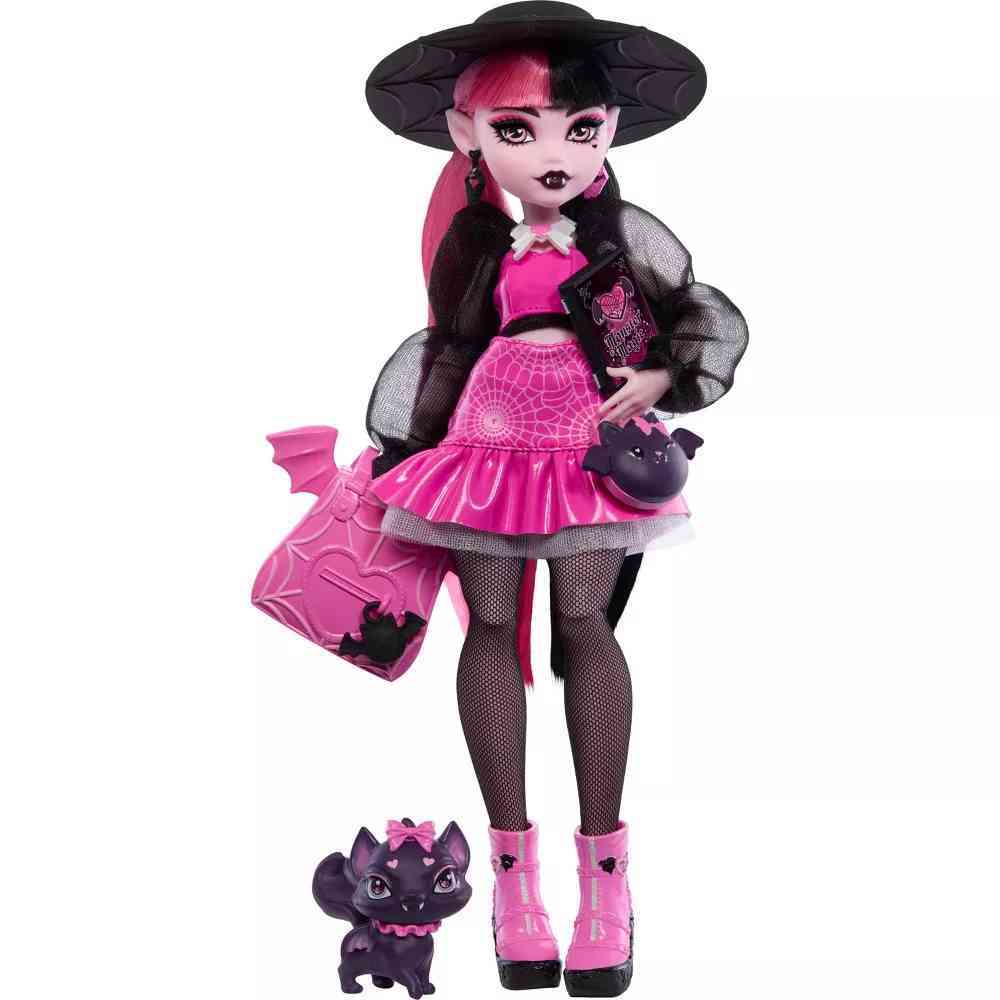Monster High Draculaura Doll with Pet and Accessories