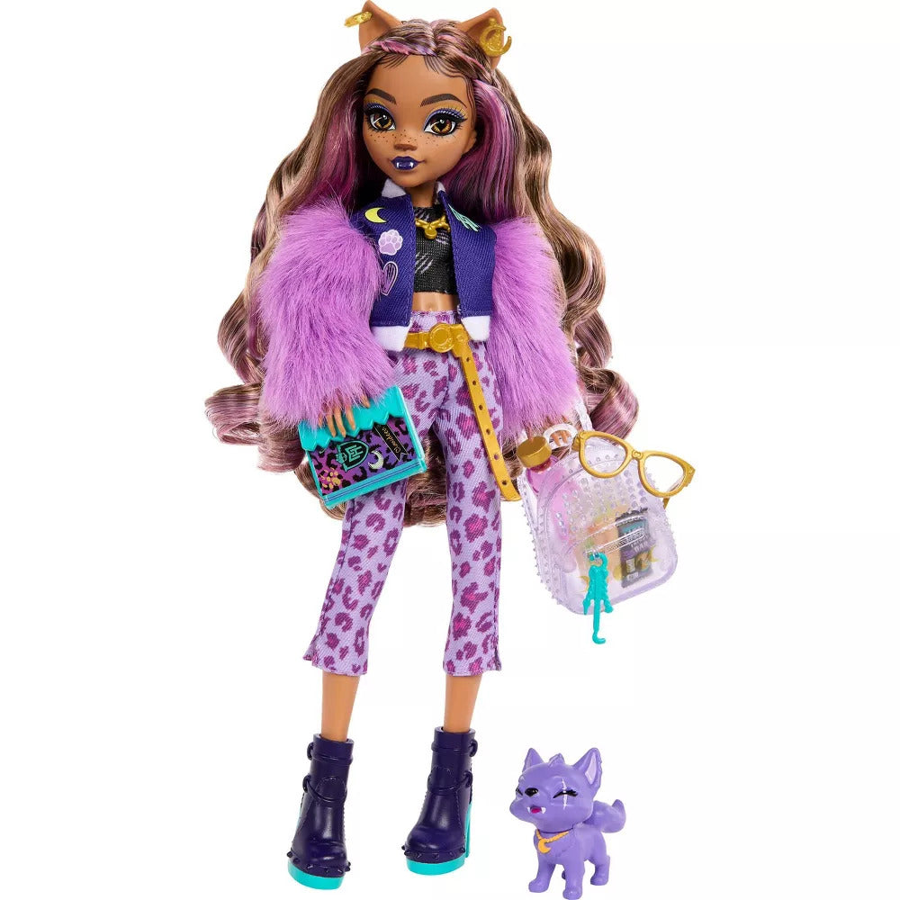 Monster High Doll & Accessories - Clawdeen Wolf