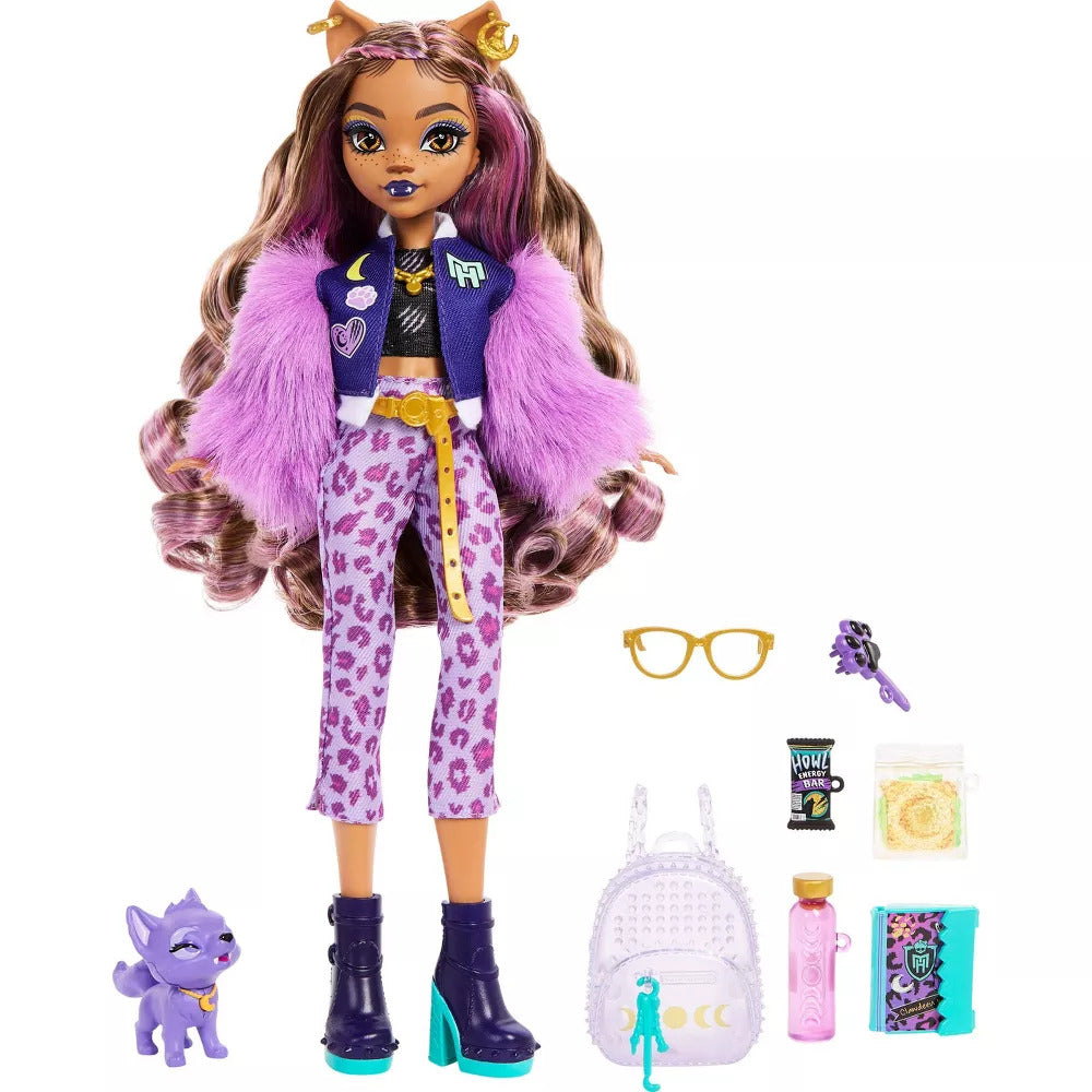 Monster High Clawdeen Wolf Doll with Pet and Accessories
