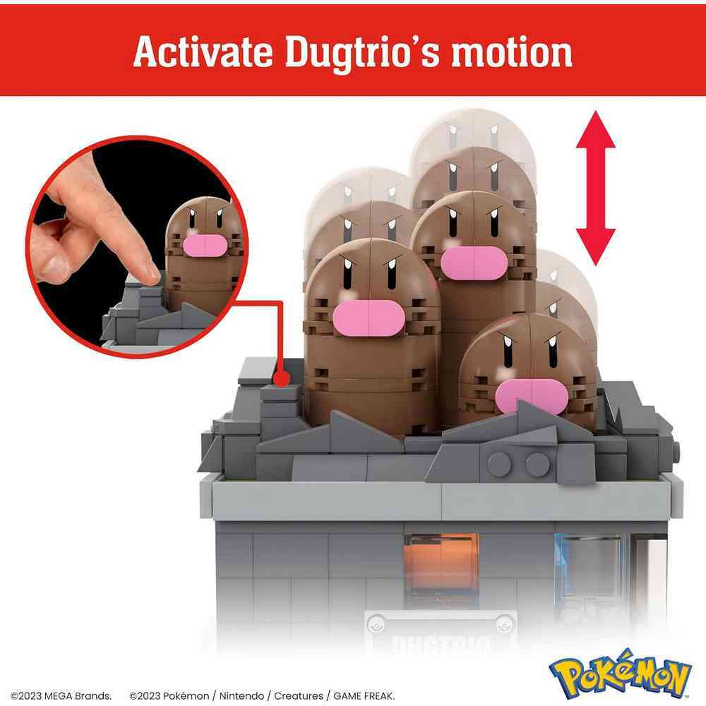Pokemon Mega Mini Motion Dugtrio