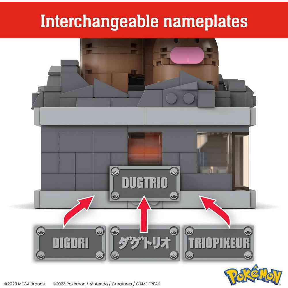 Pokemon Mega Mini Motion Dugtrio