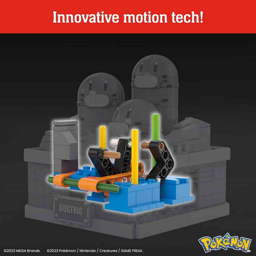 Pokemon Mega Mini Motion Dugtrio