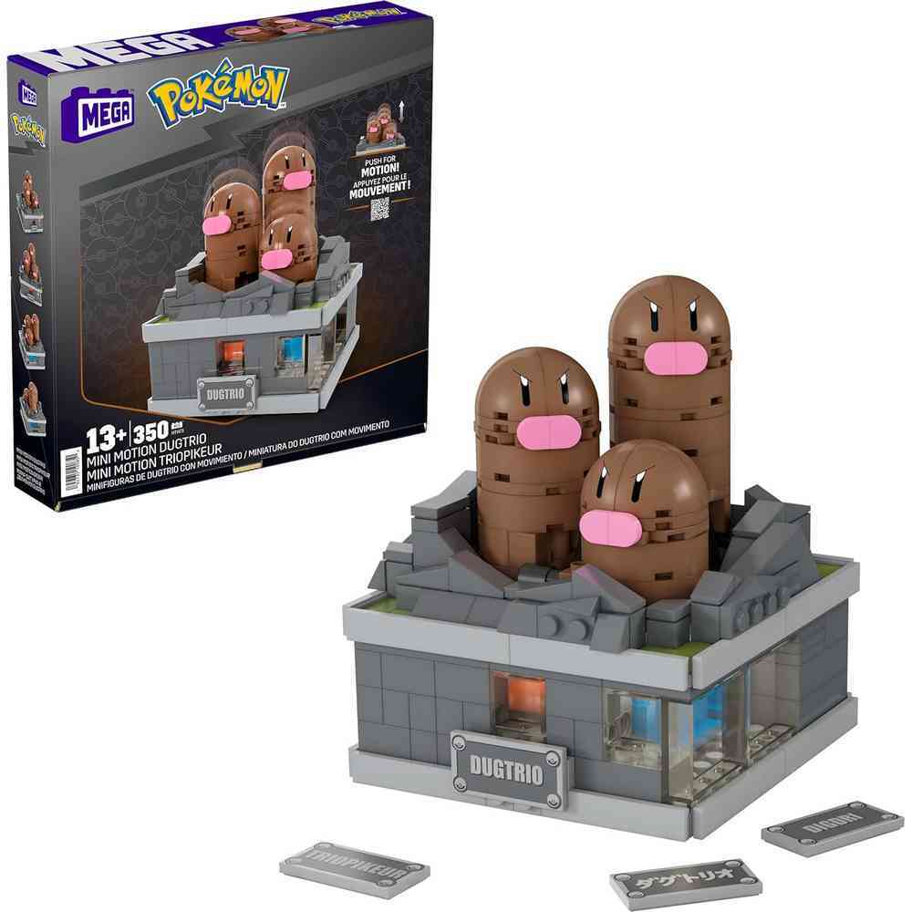 Pokemon Mega Mini Motion Dugtrio