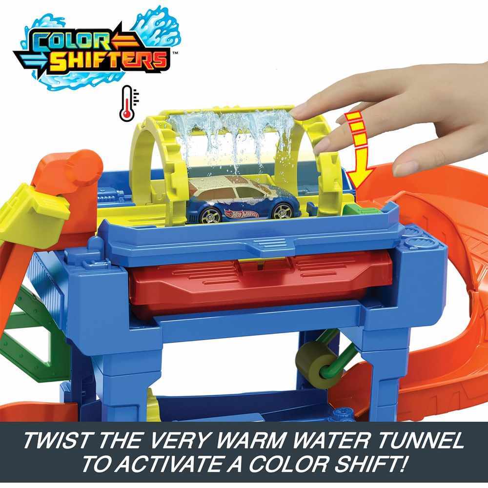 Hot Wheels CIty Colour Shifters - Tunnel Twist Car Wash