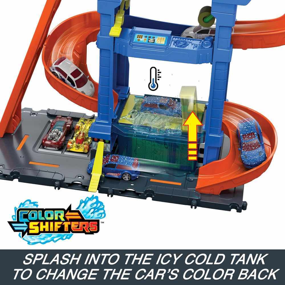 Hot Wheels CIty Colour Shifters - Tunnel Twist Car Wash