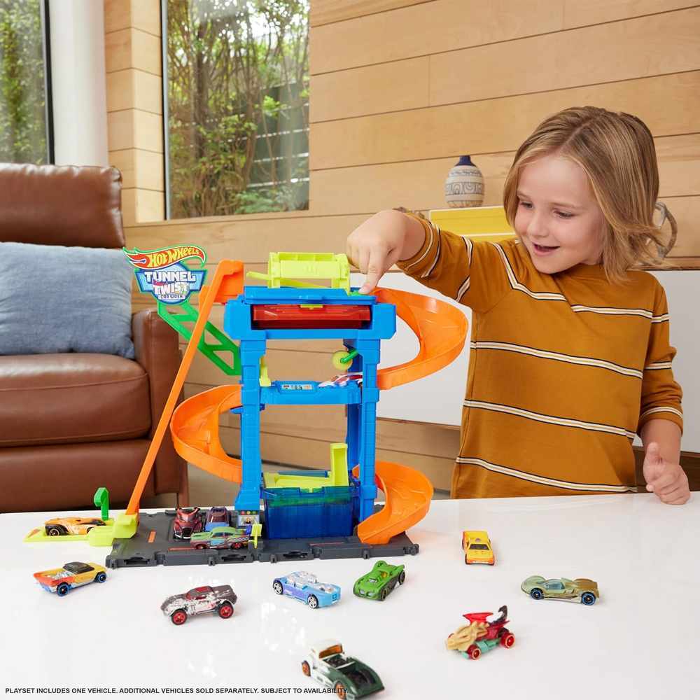 Hot Wheels Colour Shifters Tunnel Twist Car Wash