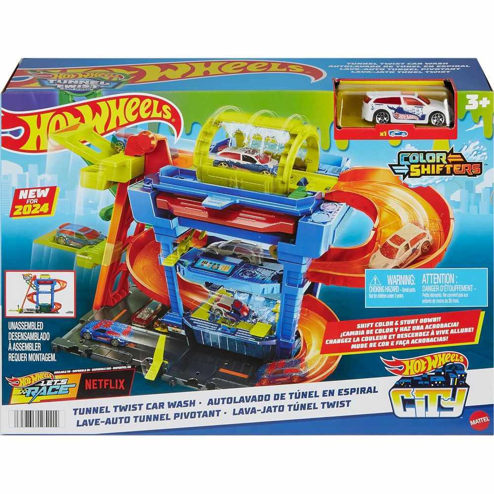 Hot Wheels CIty Colour Shifters - Tunnel Twist Car Wash