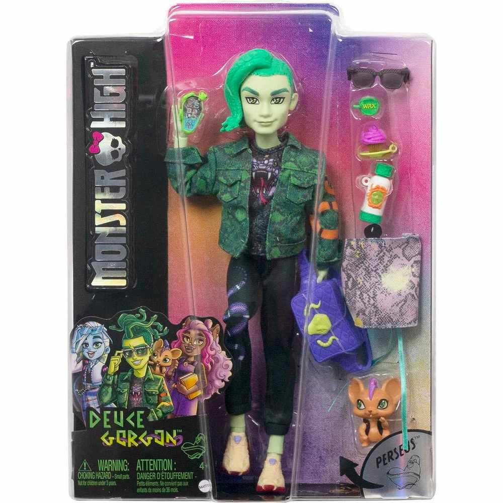 Monster High Doll & Accessories - Deuce Gorgon