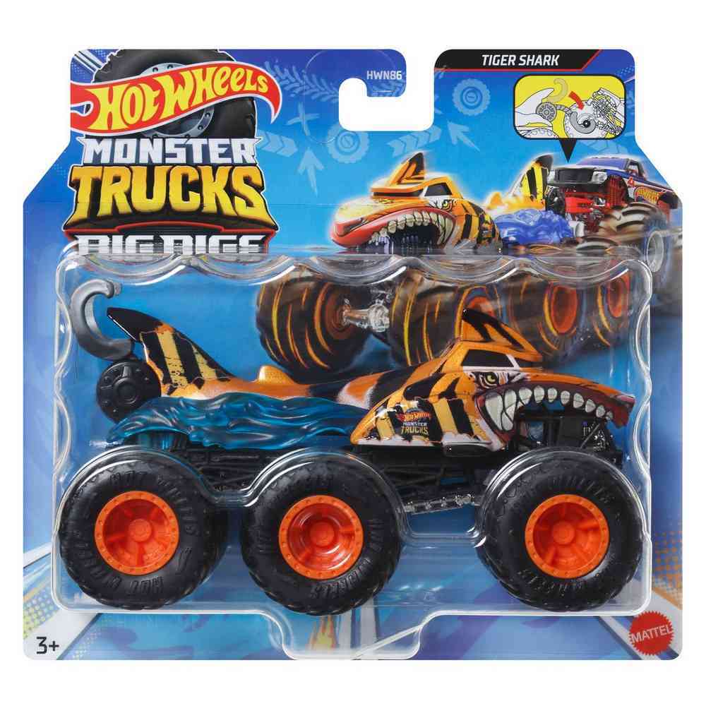 Hot Wheels Monster Trucks Big Rigs - Tiger Shark