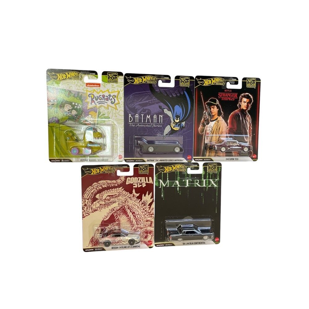 Hot Wheels Pop Culture Set of 5