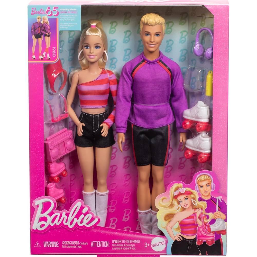 Barbie Fashionistas 65th Anniversary - Barbie & Ken Roller Skating