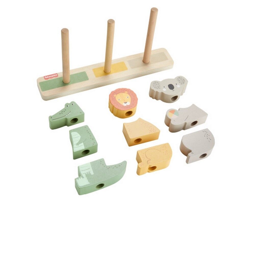 Fisher-Price Wooden Stack & Sort Animals