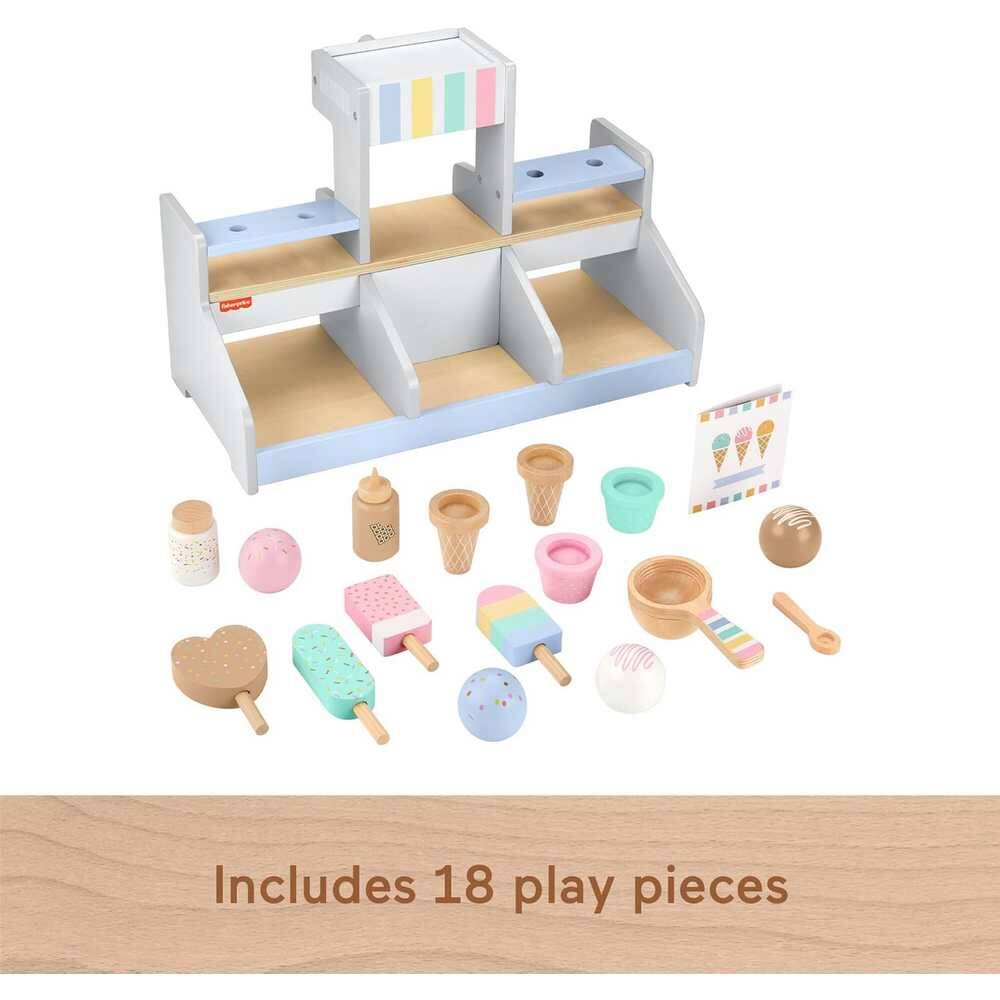 Fisher-Price Wooden Ice Cream Shop Playset