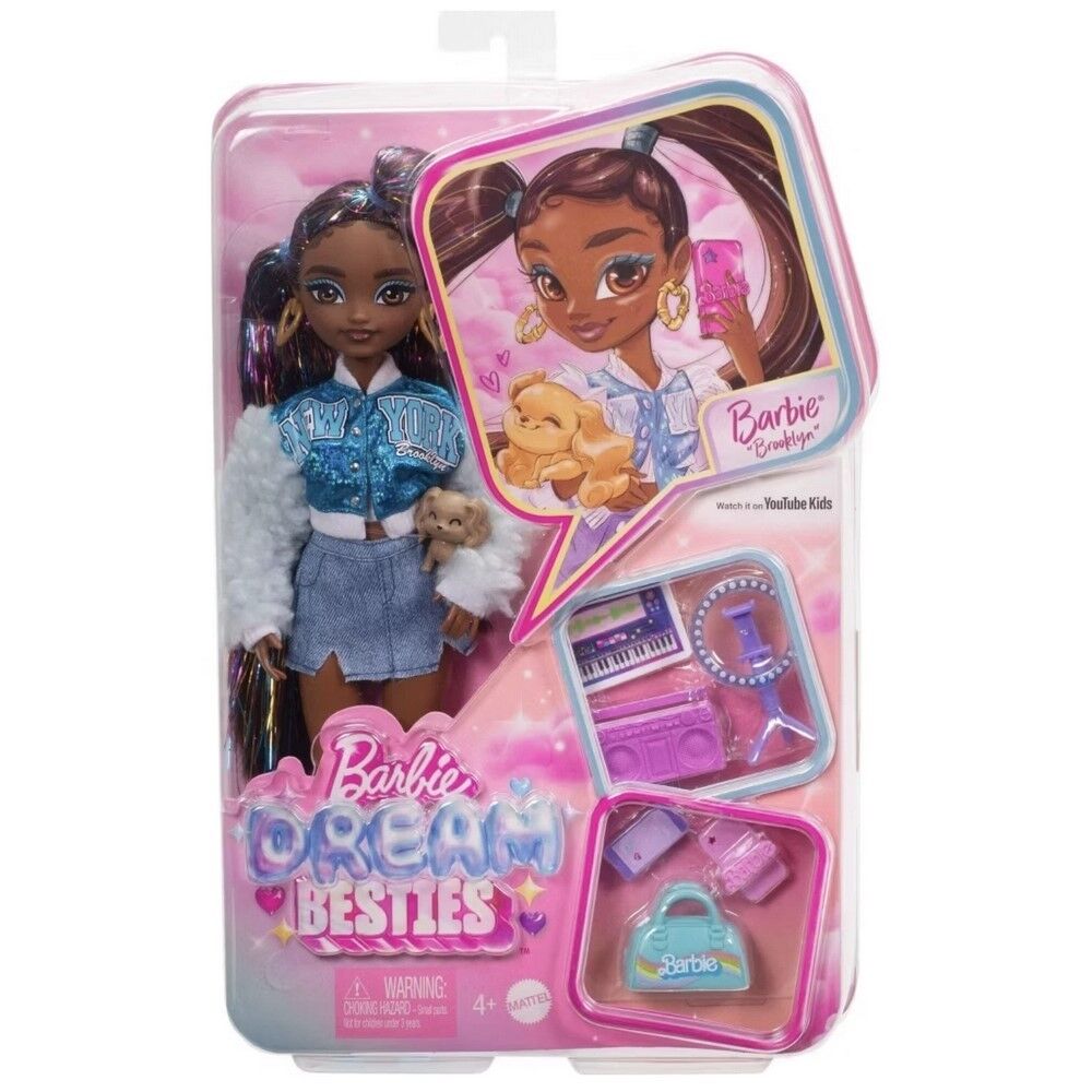 Barbie Dream Besties Doll and Accessories Brooklyn