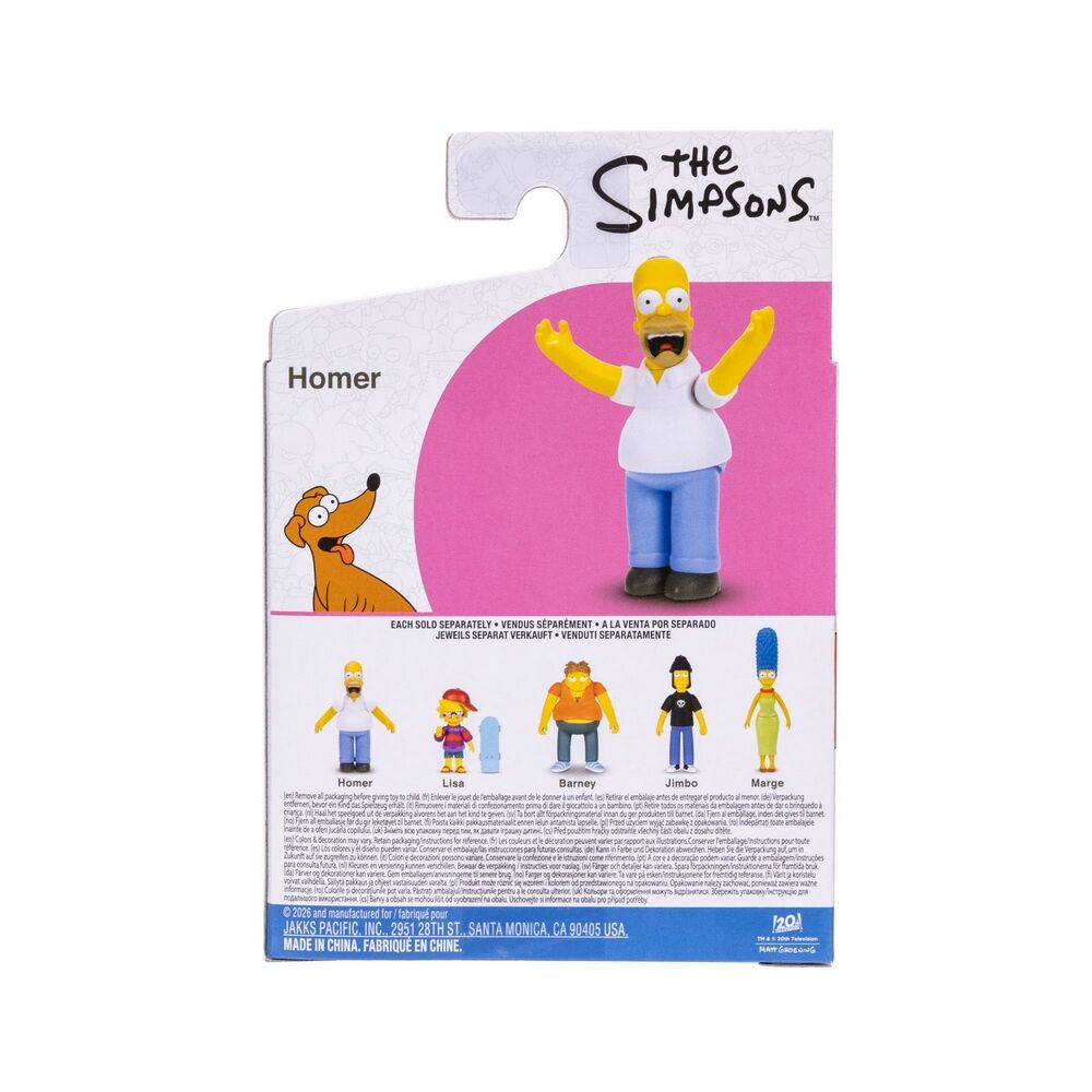 The Simpsons Homer Simpson 2.5" Action Figure Wave 6