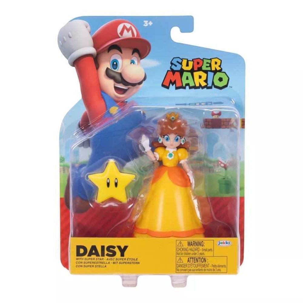 Nintendo Super Mario 10cm Daisy with Super Star Action Figure
