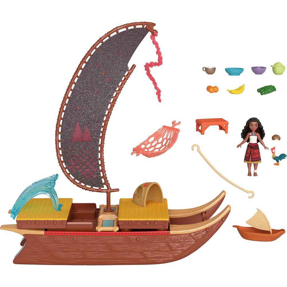 Disney Moana 2 Moana's Adventure Canoe Playset