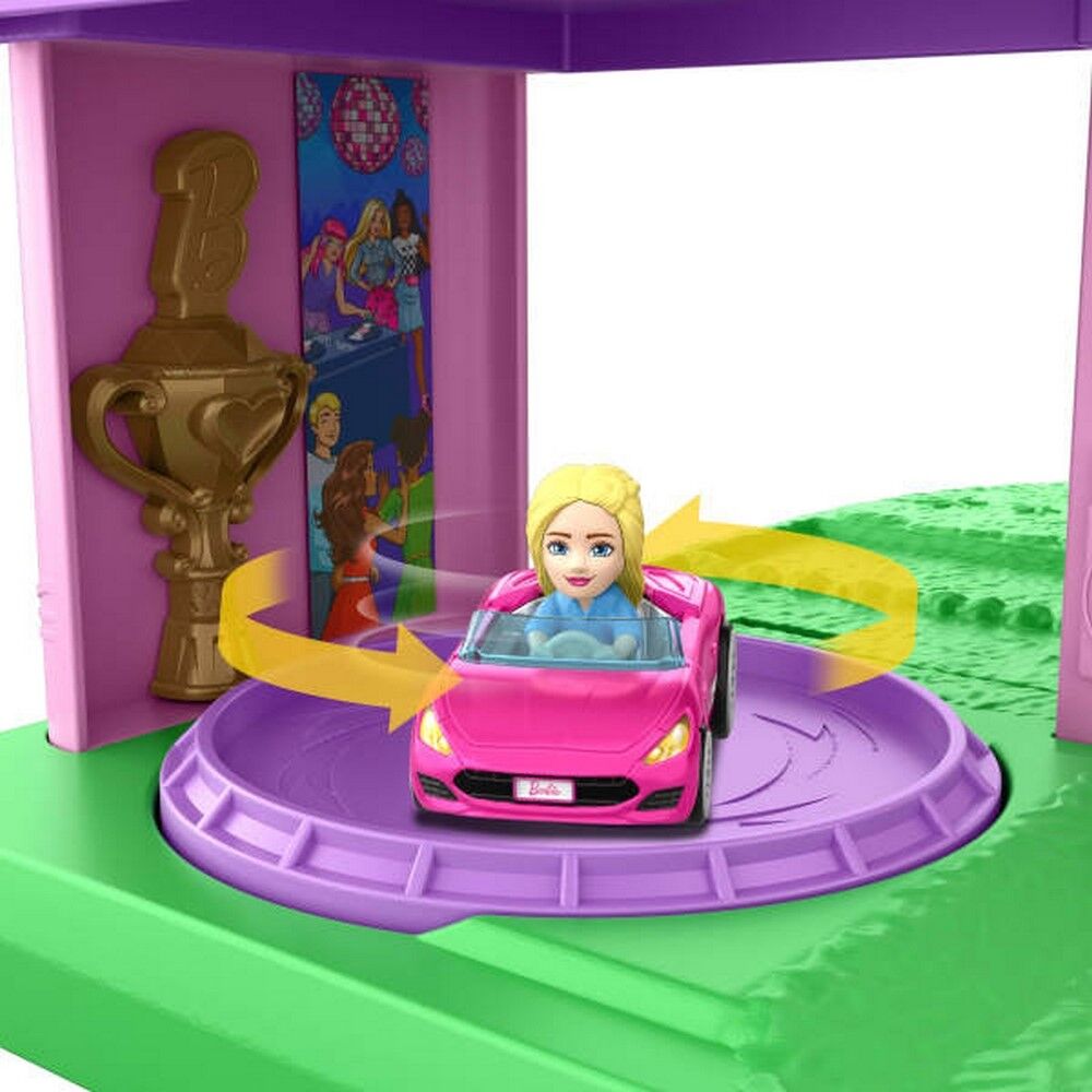 Hot Wheels Racerverse Barbie Spiral Race Track Set
