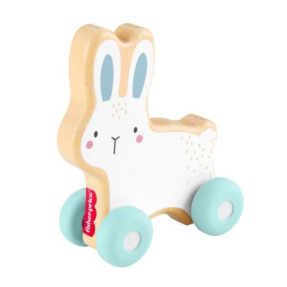 Fisher-Price Wooden Push-Along Bunny